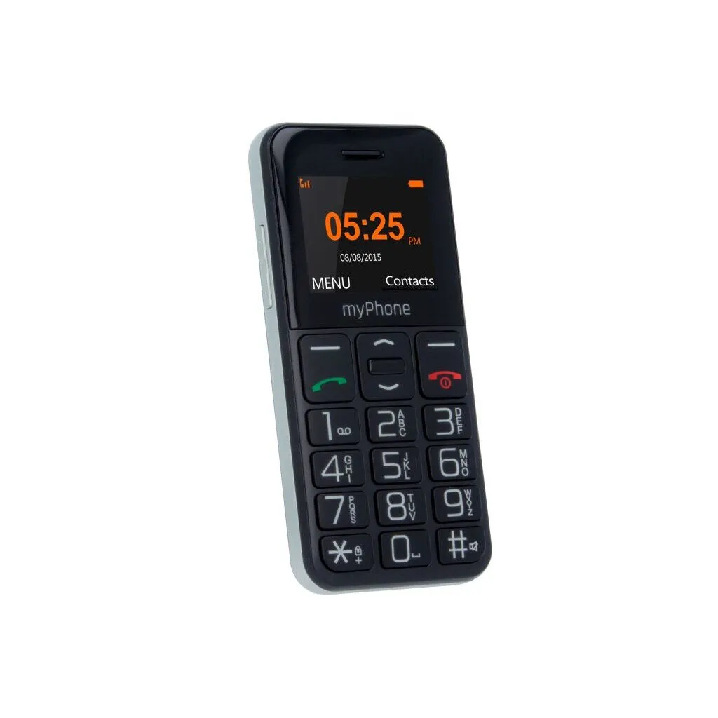 Telefon időseknek, nagy gombok, 2,7" képernyő, kamera, rádió, FM hangszóró, zseblámpa, SOS funkció, bluetooth, Halo easy