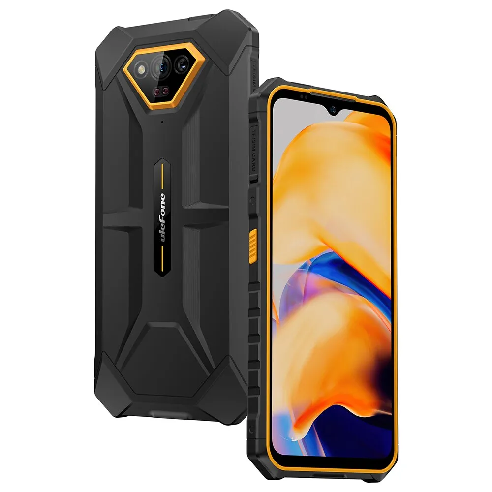 Telefon mobil Ulefone Armor X13 Orange, 4G, IPS 6.52", 6+6GB RAM, 64GB ROM, Android 13, MediaTek Helio G36, NFC, 6320mAh, Dual SIM