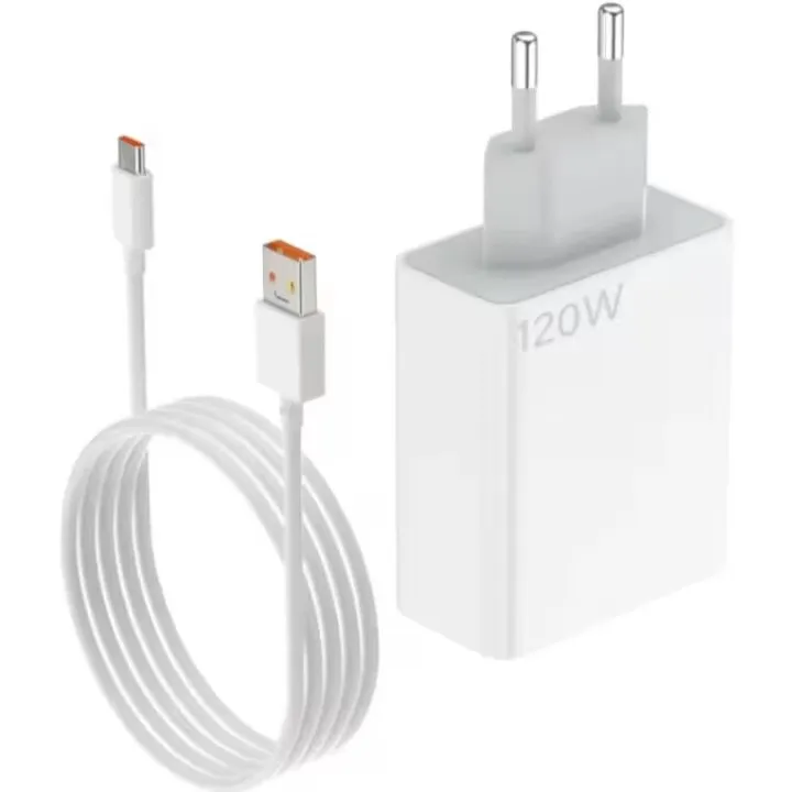 Töltő 120W gyorstöltés, USB-C kábellel, 20V*6A, fehér