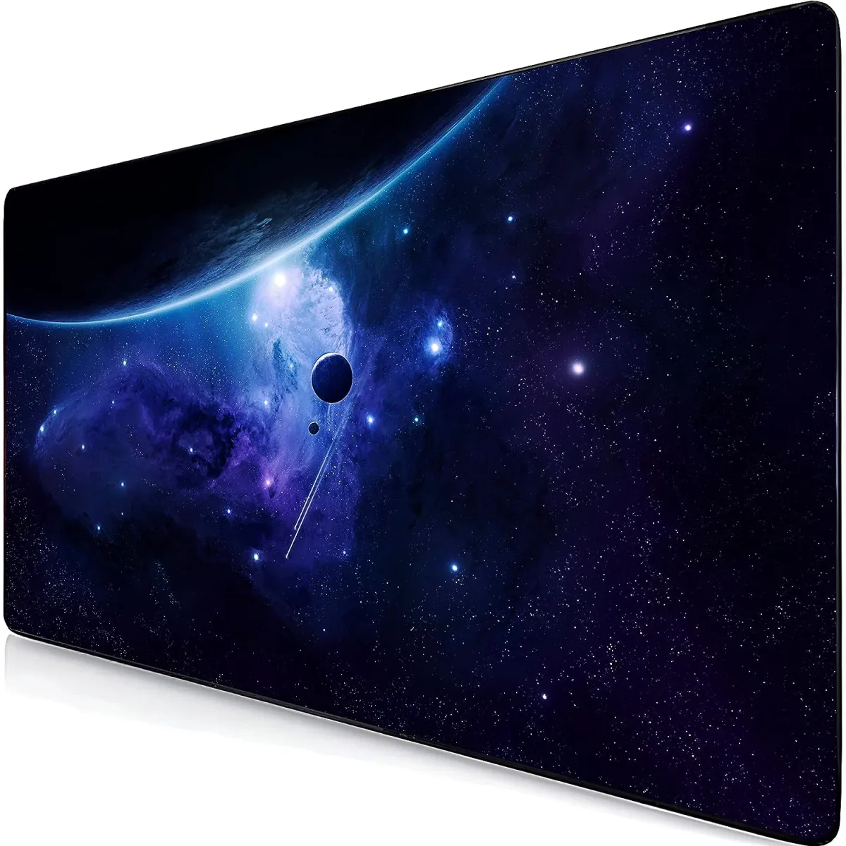 TNS® Professional Gaming MousePad, gumírozott, csúszásgátló, varrott élek, megnövelt siklási sebesség, csillagminta, 90x40 cm