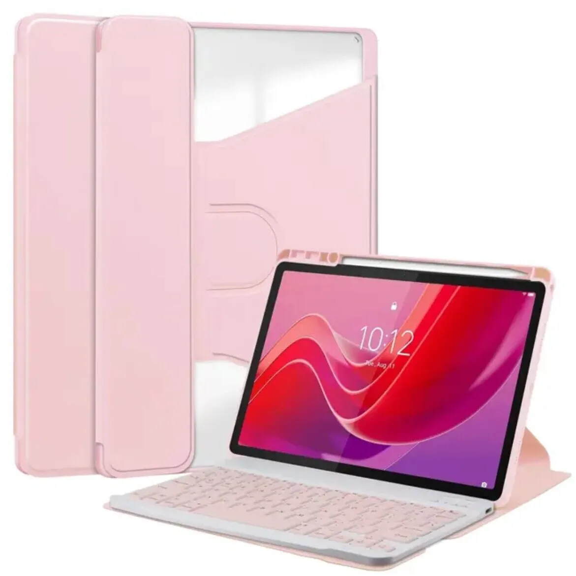 Tok billentyűzettel Lenovo Tab M11 10,95" 11" Tb330fu Tb330xu Tb331fc rózsaszín