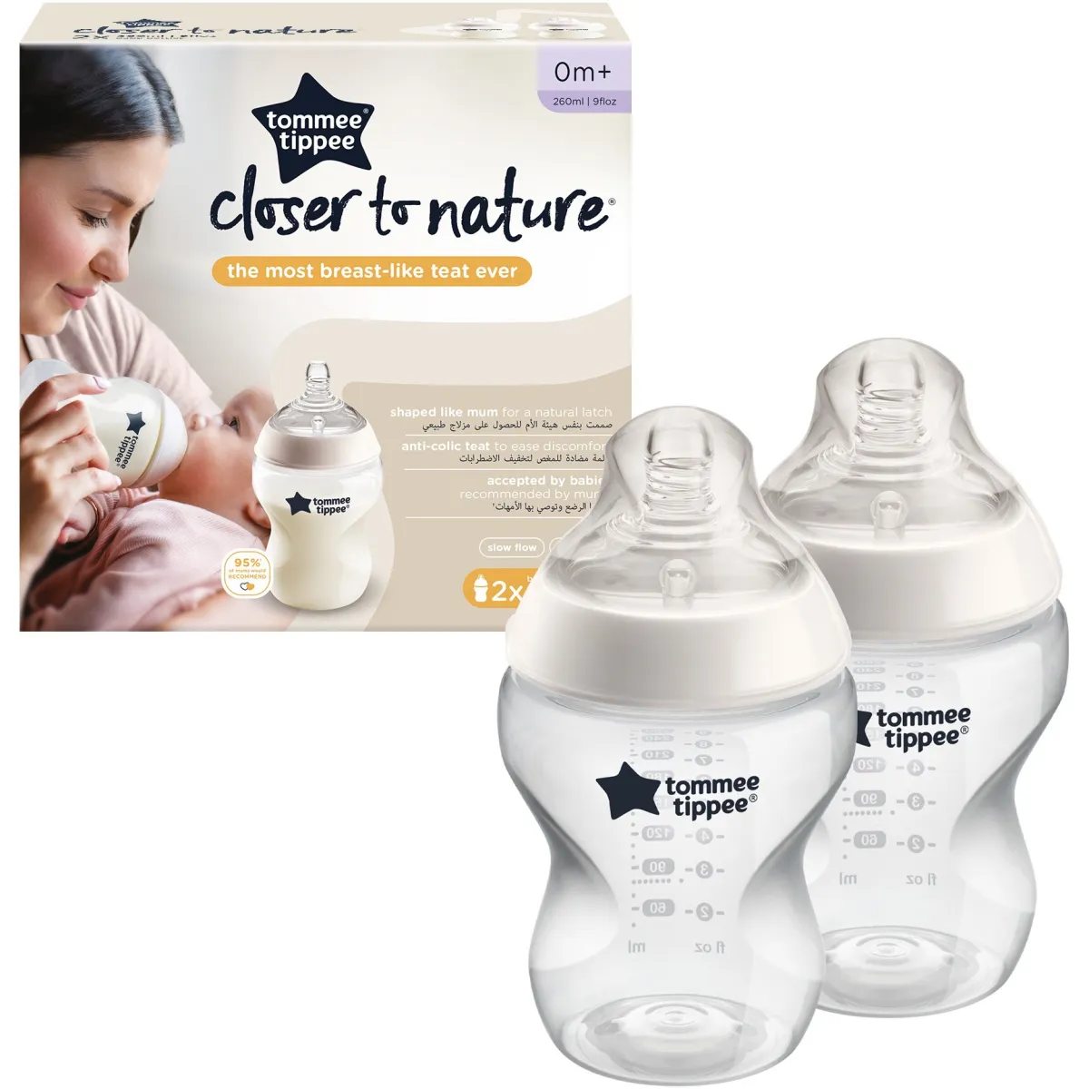 Tommee Tippee PP cumisüveg, 2 db, 260 ml