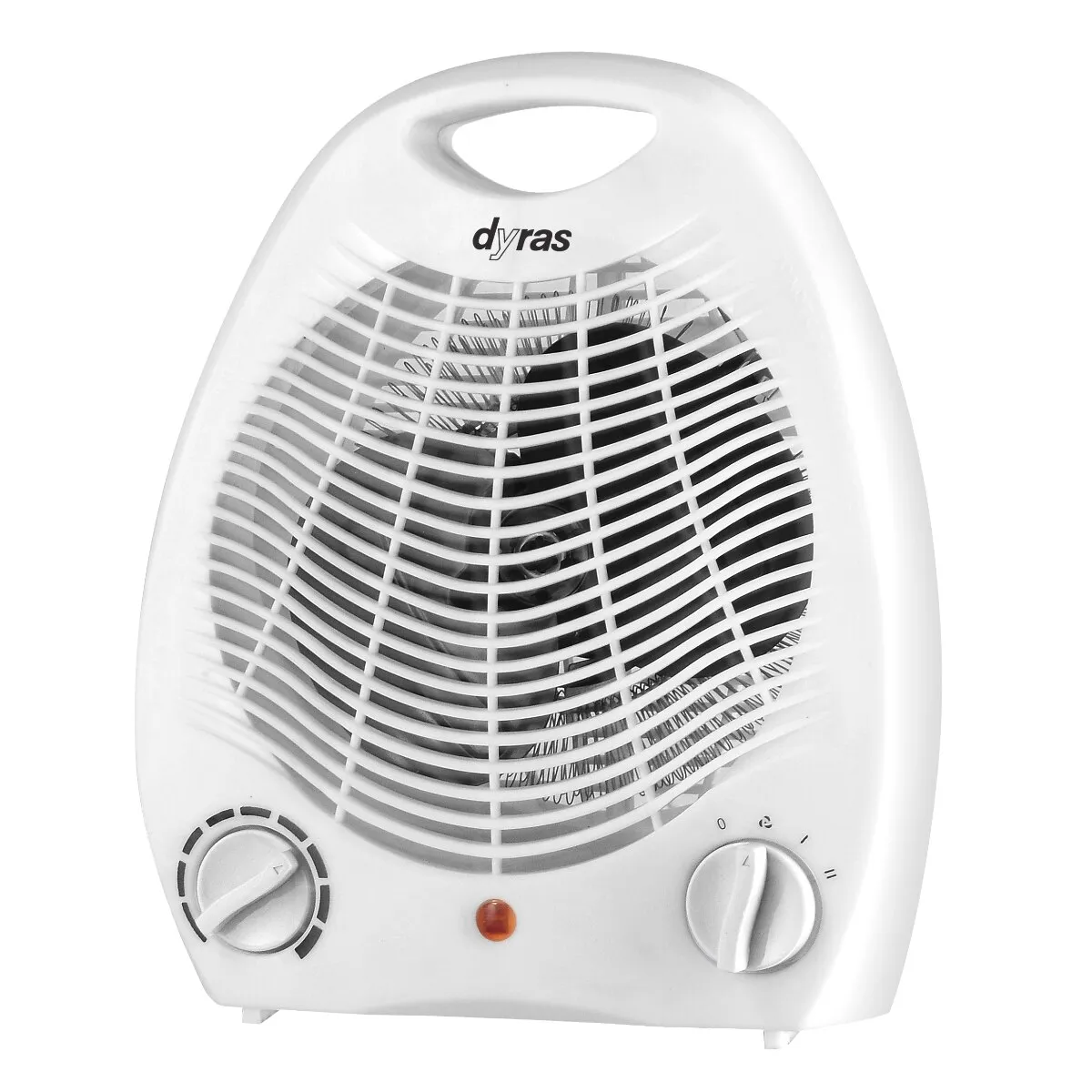 Ventilátoros hősugárzó, Dyras, FH-2000, max. 2000 W, 4 üzemmód, max. 20 m², Fehér
