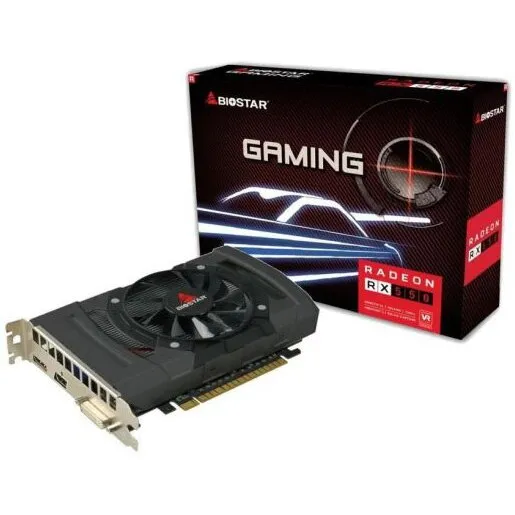 Videokártya Biostar AMD Radeon RX550 V2 4GB 128bit