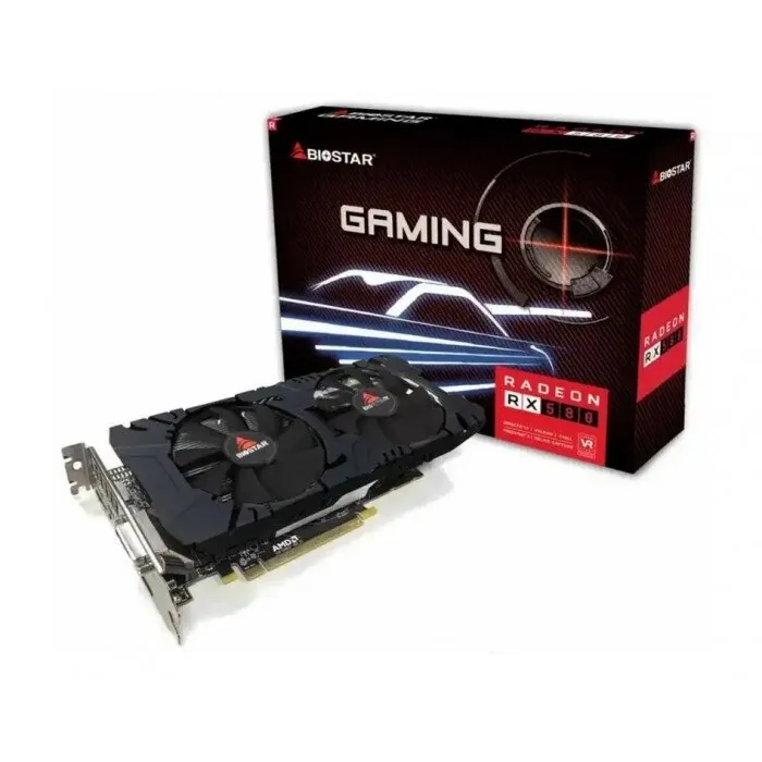 Videokártya Radeon RX 580, 8GB GDDR5, 256 bit, 7680x4320px, 224x125x46mm