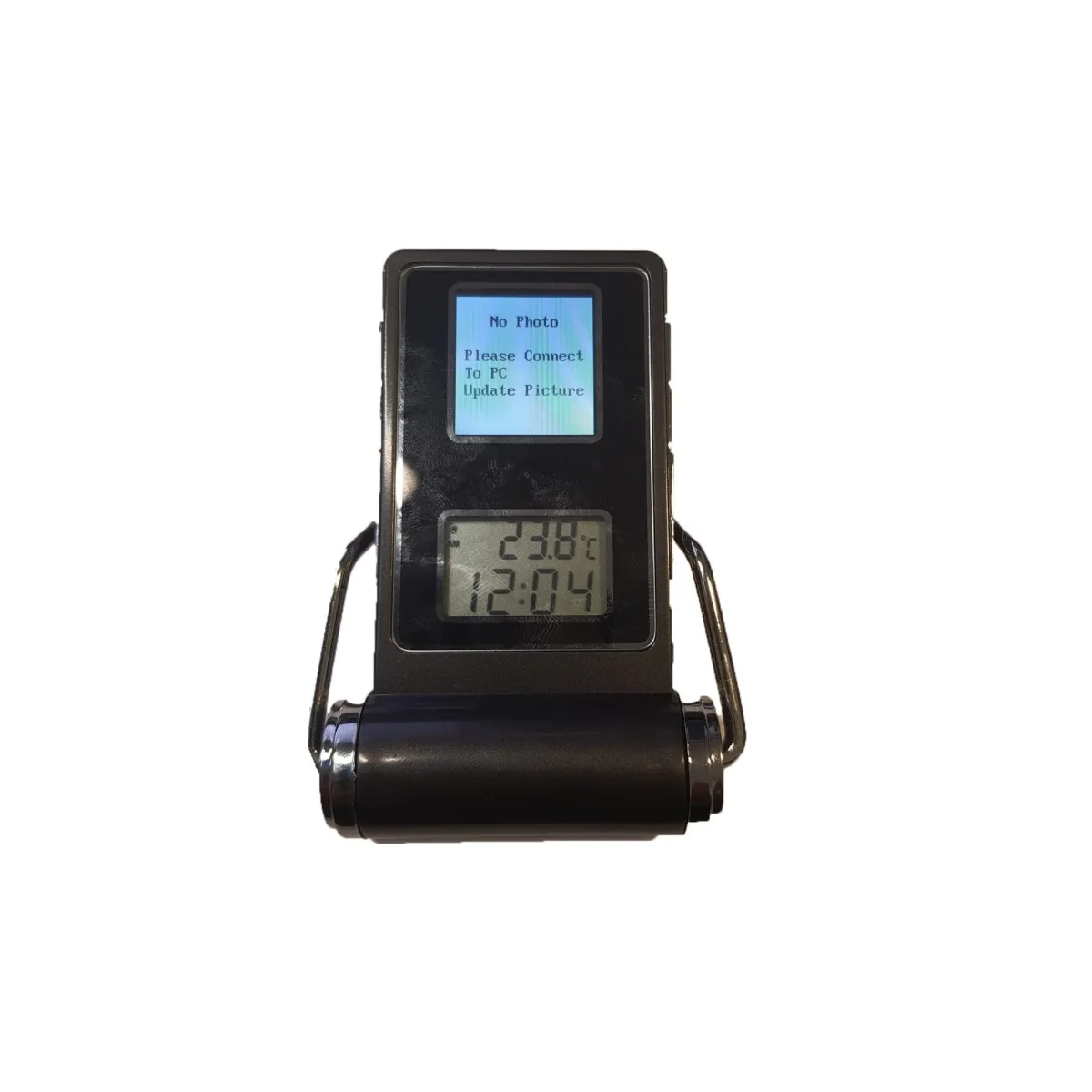 VKTools Mini digitális képkeret órával és hőmérővel, 1,5" LCD képernyő, 128x128 pixel, memóriakapacitás 70 fénykép
