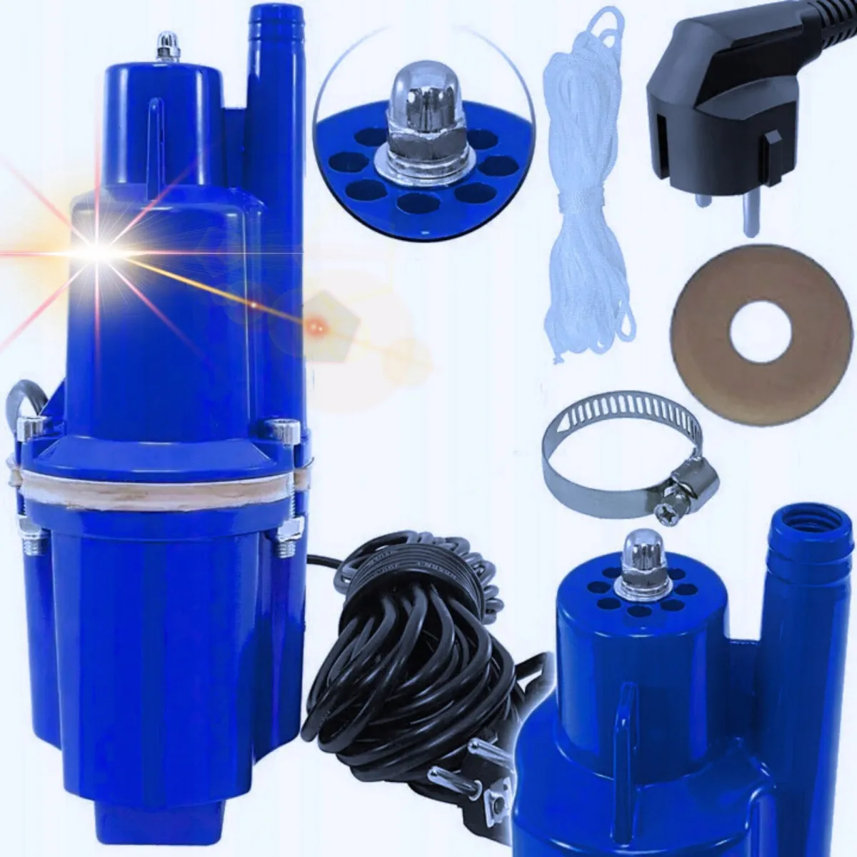 Vízpumpa Nurek 600W, 1400 l/h, kék