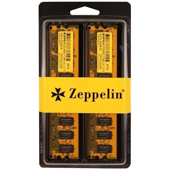 Zeppelin 8GB (2x4GB) DIMM Memória, DDR3, 1600MHz