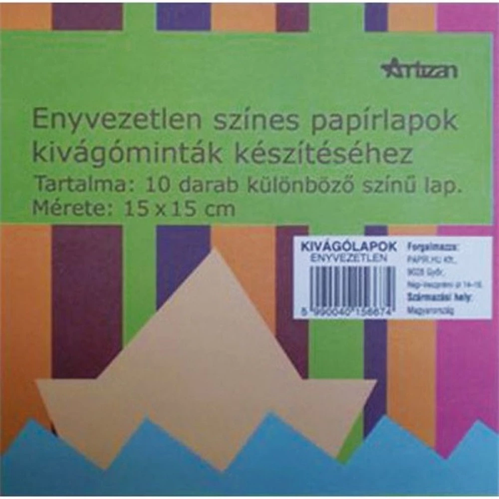 10 ív enyvetlen kivágólap
