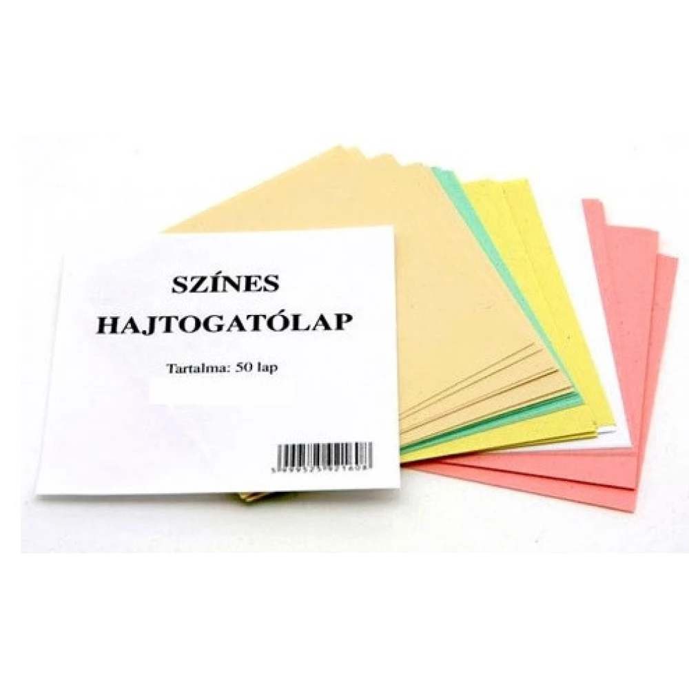 10x10cm színes hajtogatólap