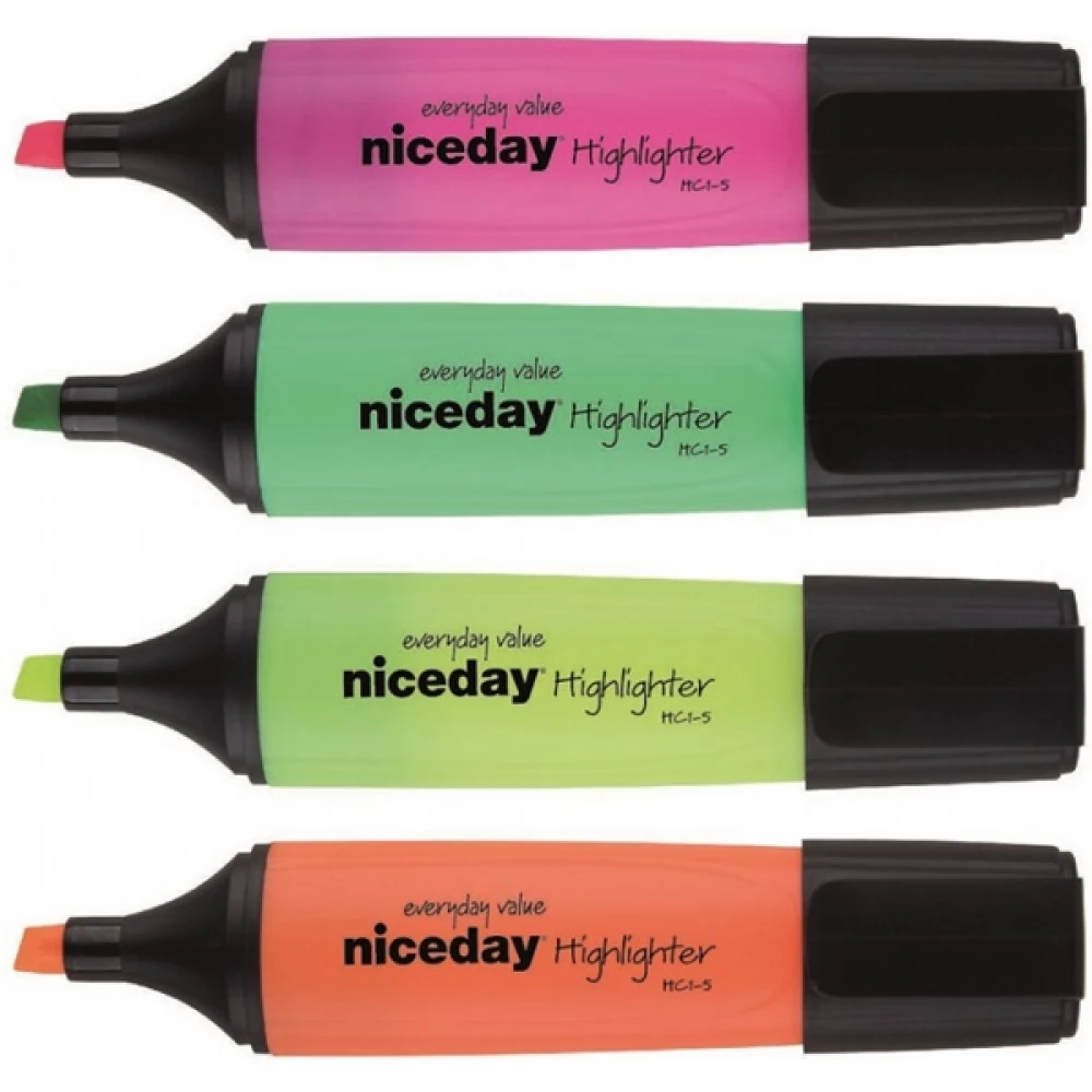 1809449 Niceday Szövegkiemelő 4 szín