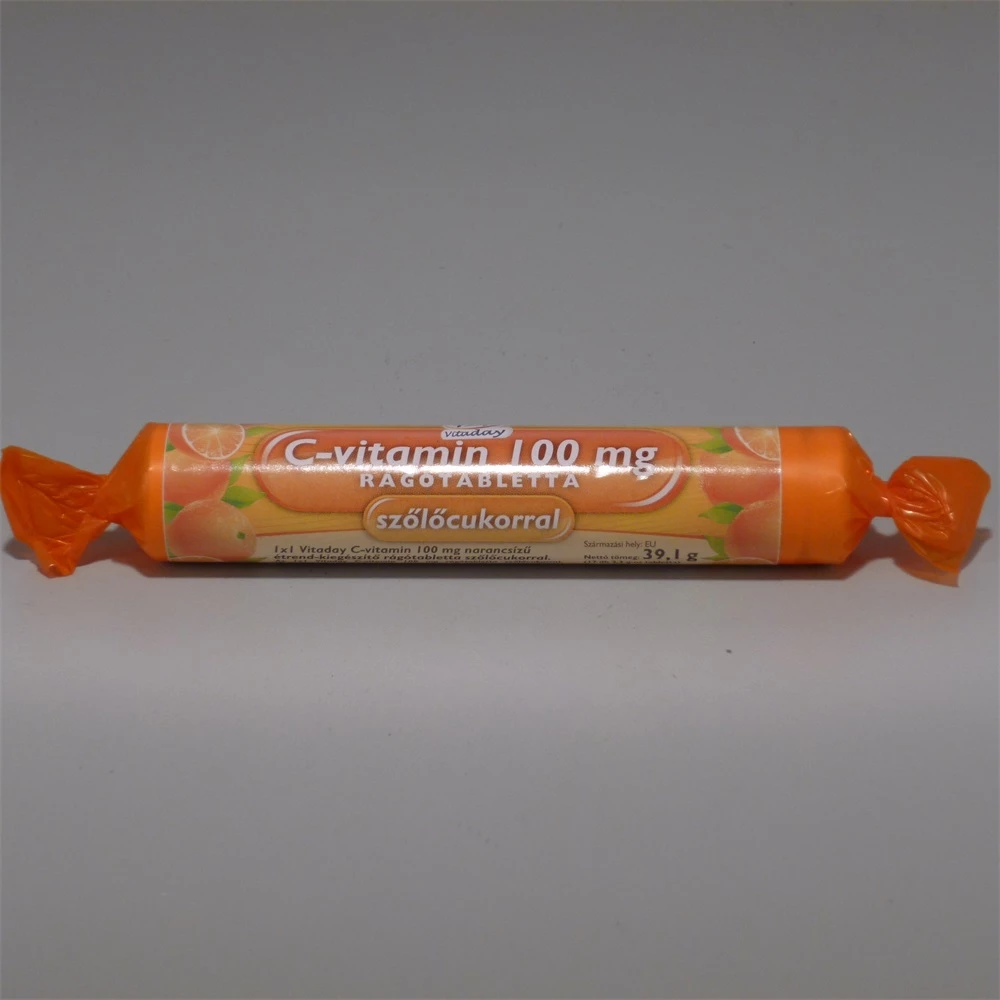 1x1 vitaday c-vitamin rágótabletta szőlőcukorral narancs 17 db