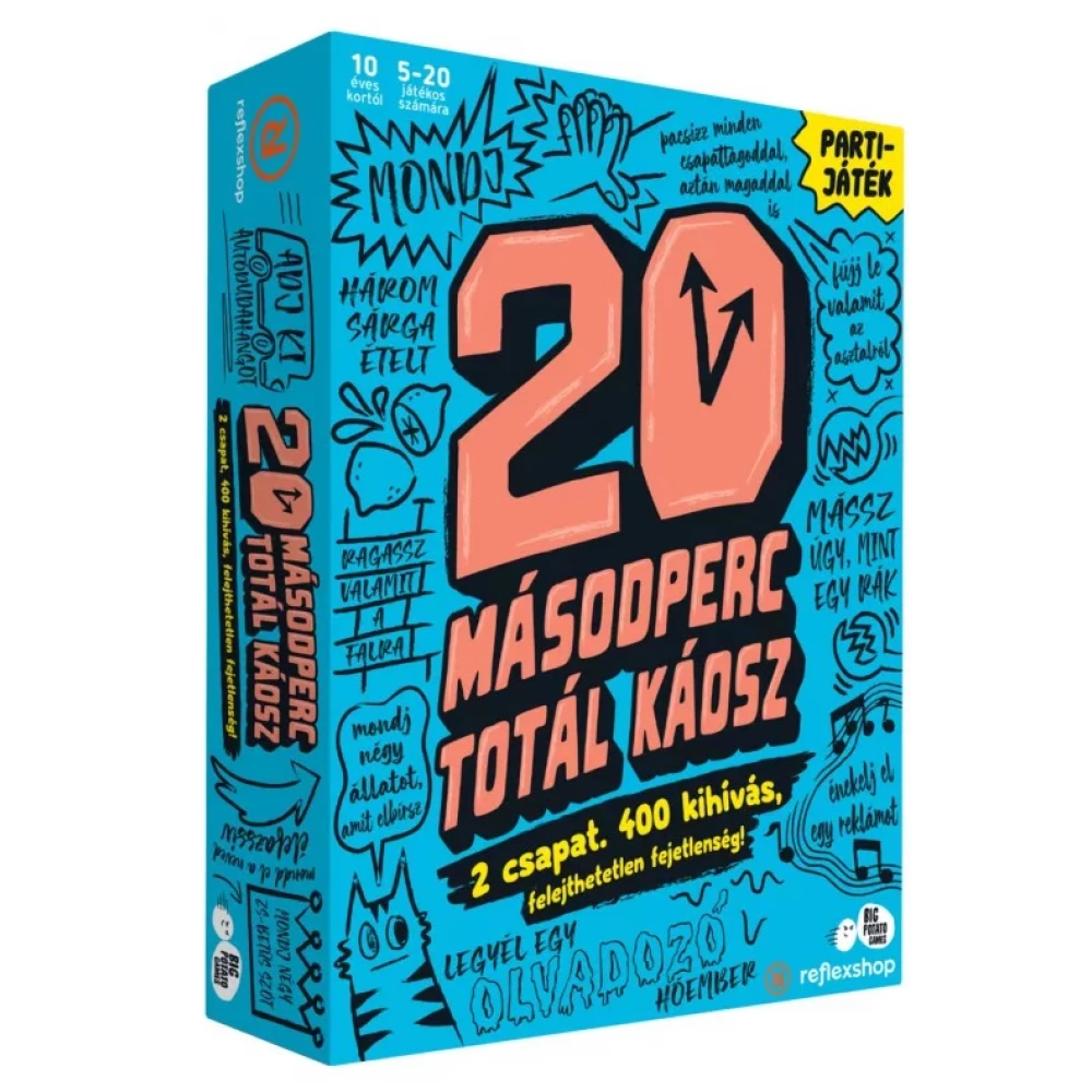 20 másodperc totál káosz party társasjáték