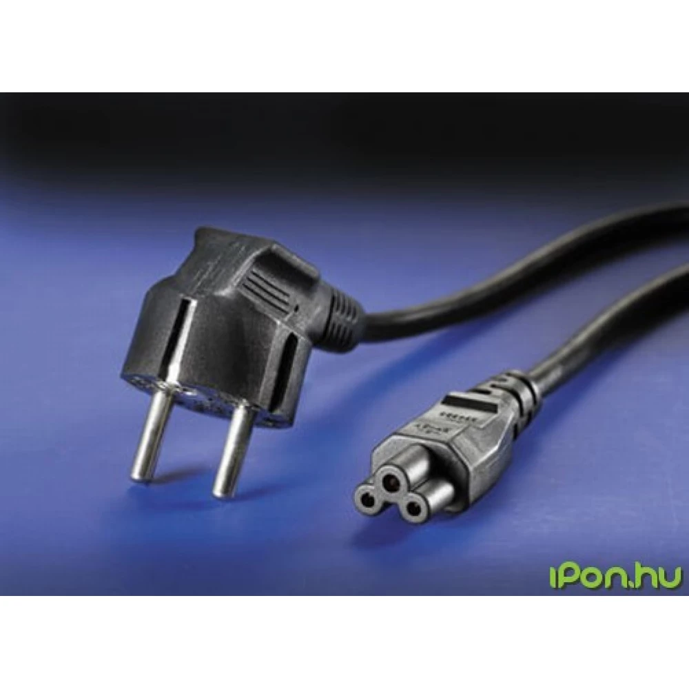 230V-os IEC Tápkábel Fekete 1.8m XHATAPNOTEB