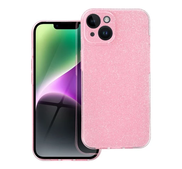 2mm Apple iPhone 16 csillámos tok rózsaszín