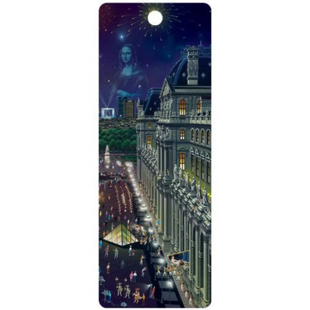 3D Könyvjelző - Le Louvre
