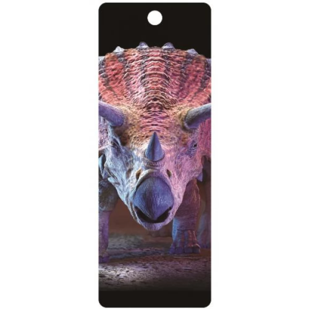 3D könyvjelző - Triceratopsz