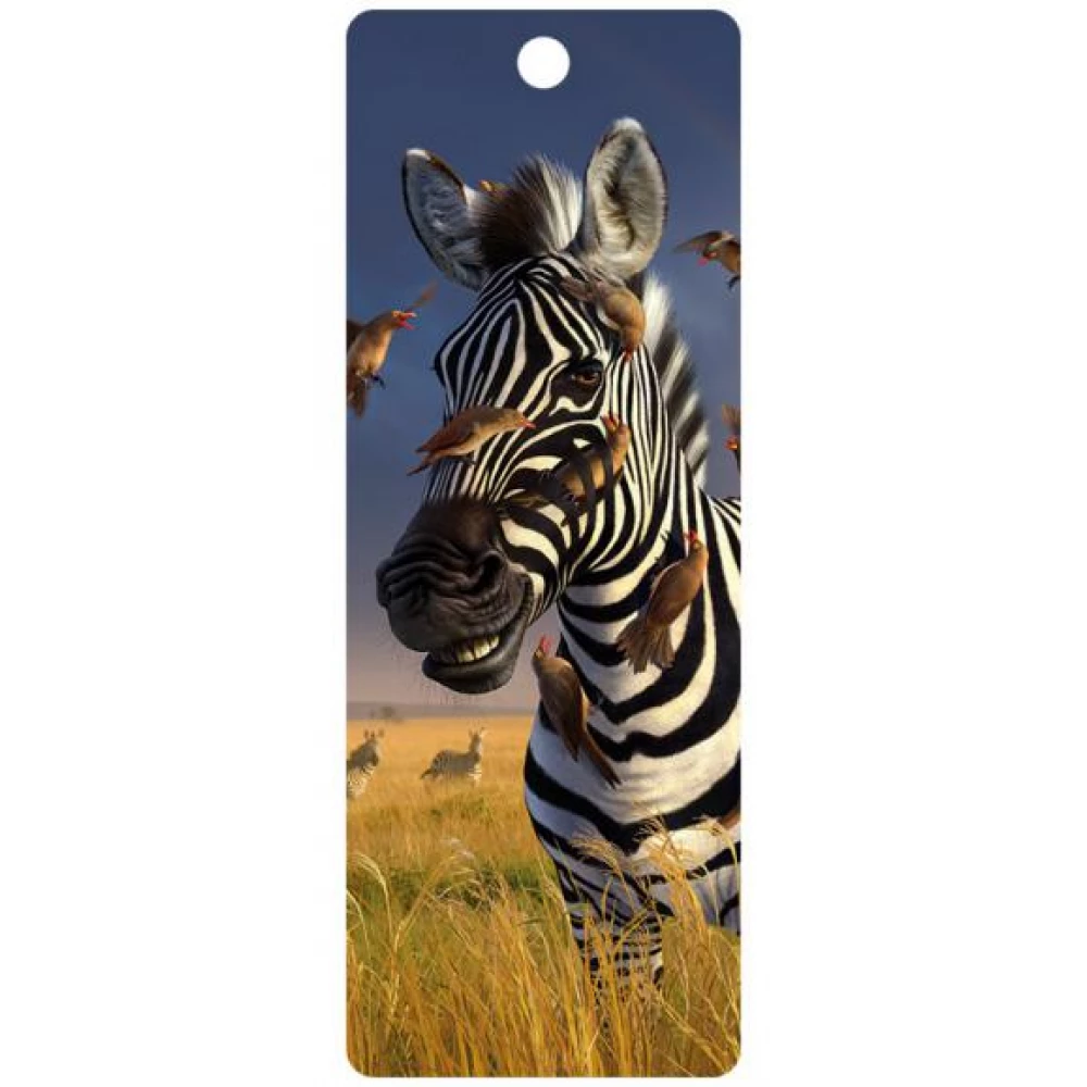 3D Könyvjelző - Zebra