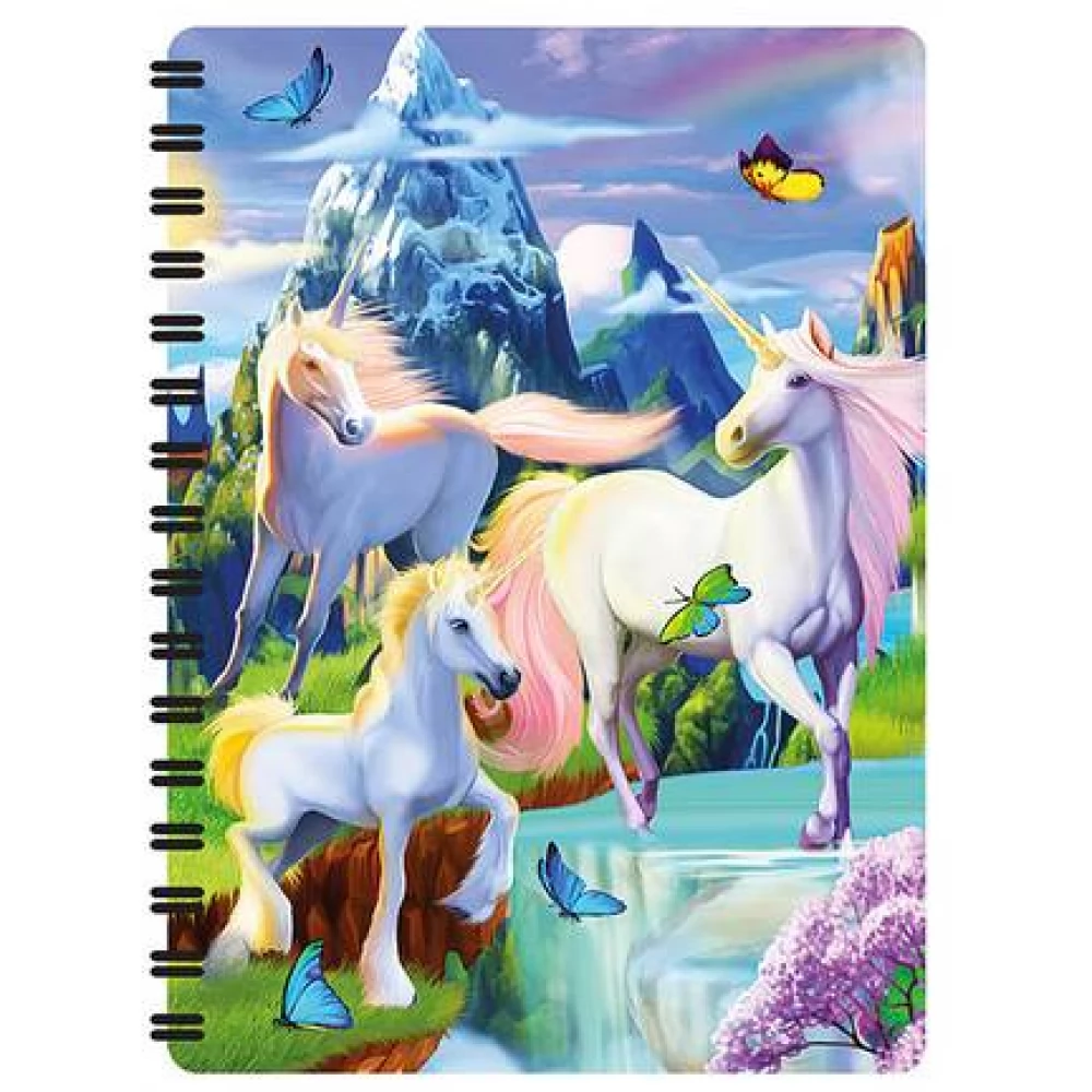 3D notesz A6 Unikornisok