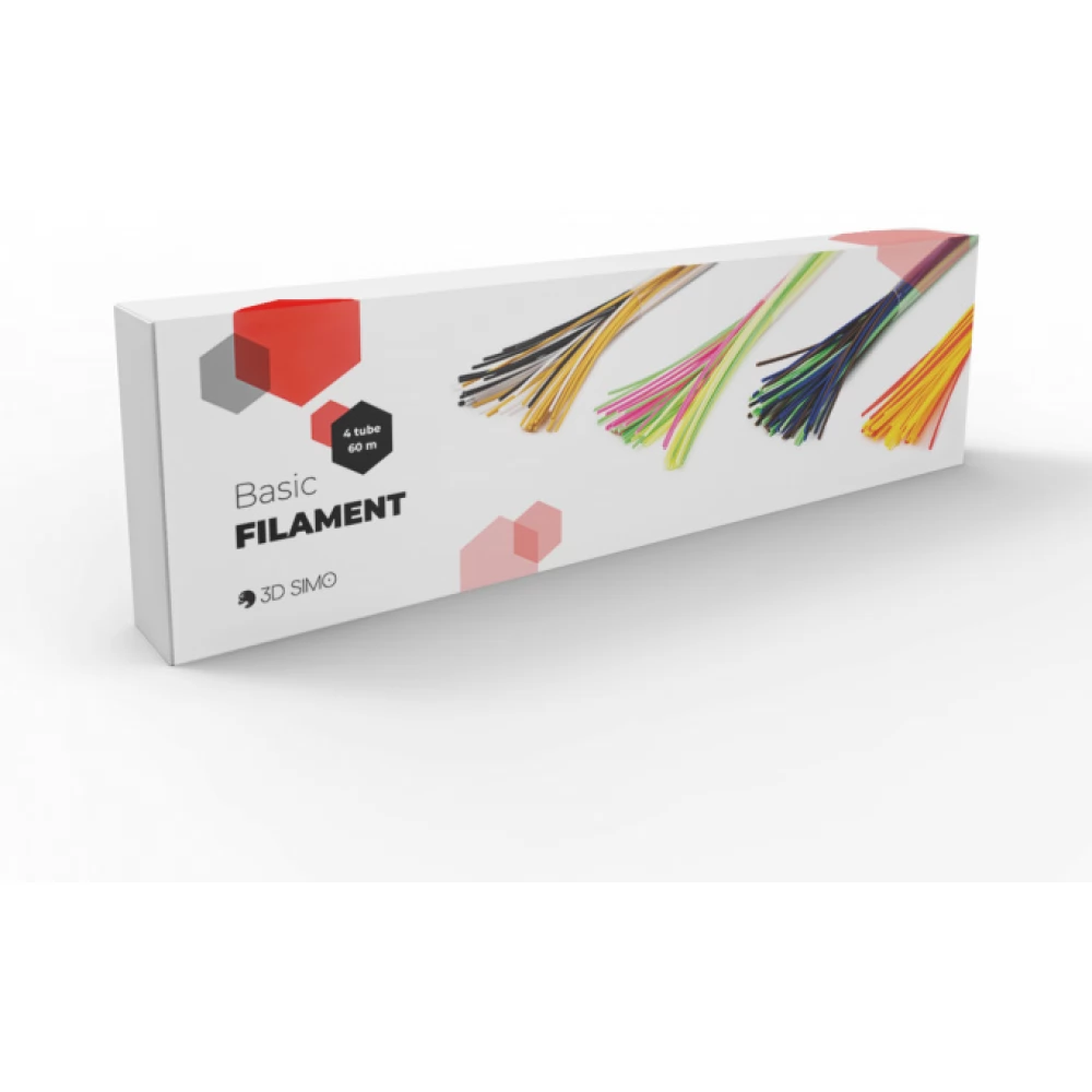 3DSIMO Filament 60 m (Basic) különféle színű PCL (4 csomag)