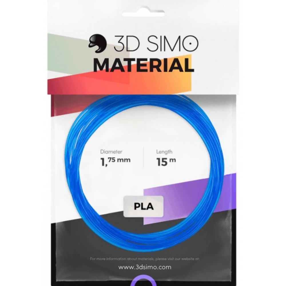 3DSIMO Filament PLA Transparent (MultiPro/KIT) 15m