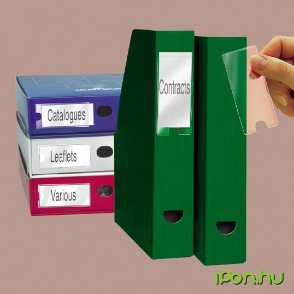 3L Címketartó zseb 55x150