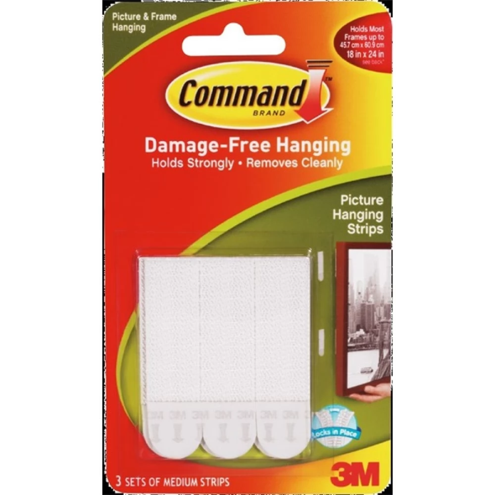 3M Command 17201 Dual Lock tépőzáras ragasztócsík 4db