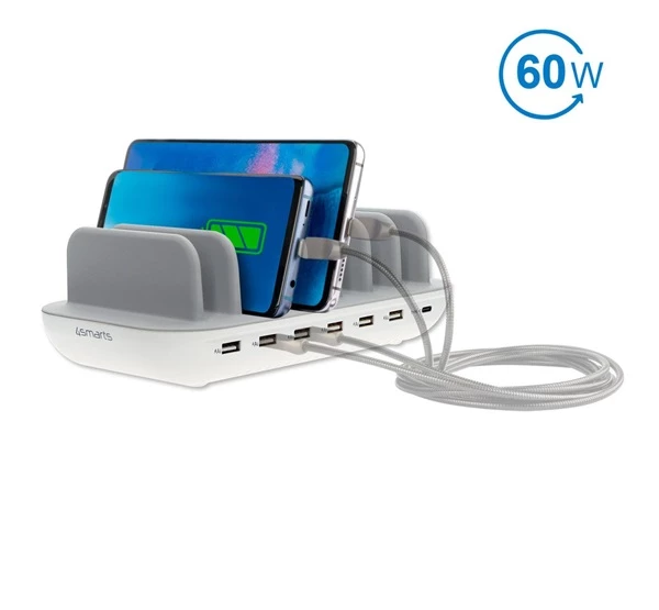 4SMARTS Office töltő állomás 60W fehér