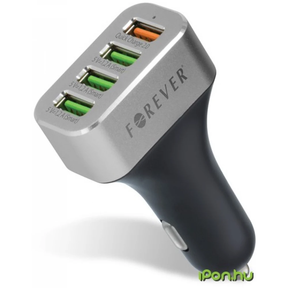 4x USB Autós gyorstöltő 30 W