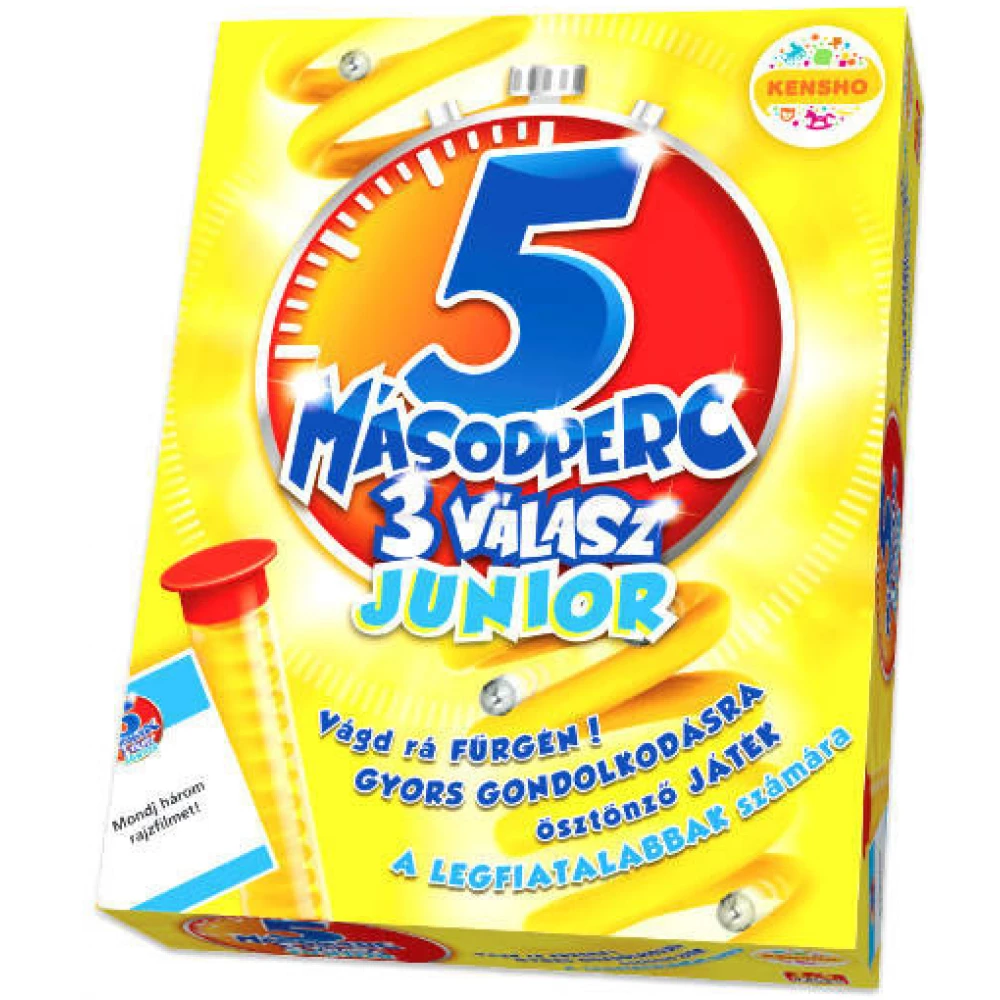 5 másodperc 3 válasz Junior társasjáték