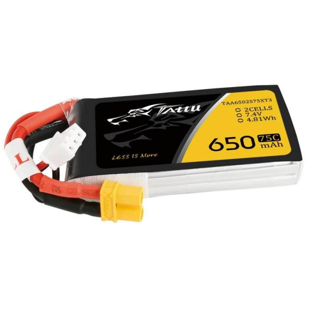 650mAh 7.4V 75C 2S1P