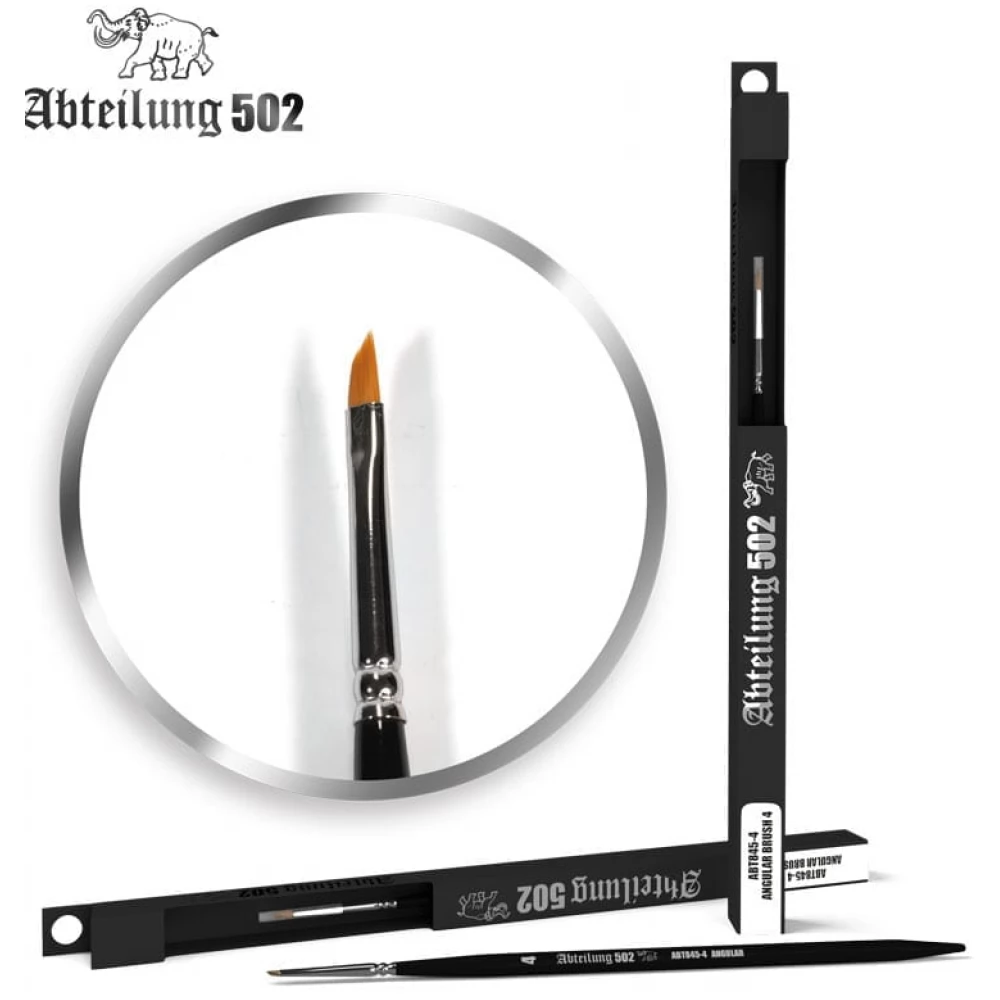 Abteilung 502 Angular Brush 4 szögletes fejű ecset