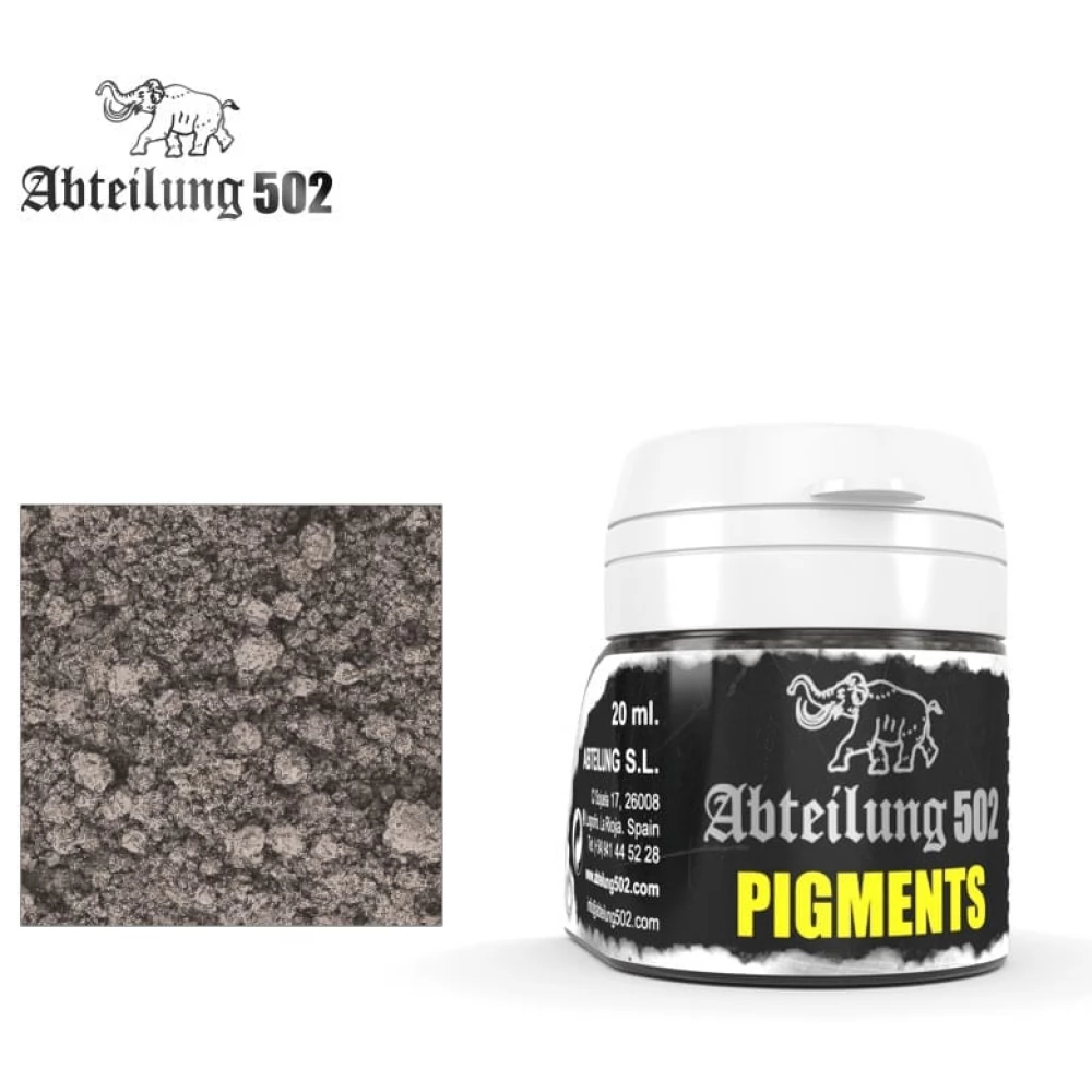 Abteilung 502 Bright Iron fémes szürke pigment 20ml