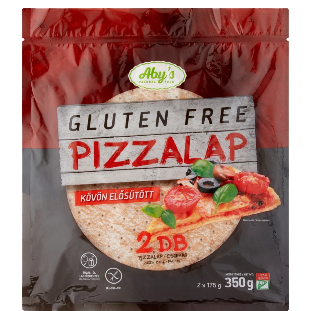 Aby gluténmentes pizzalap 350 g