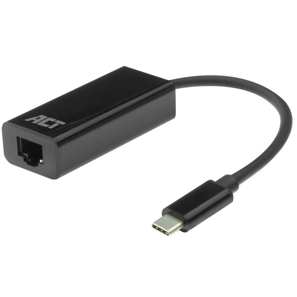 ACT CONNECTIVITY AC7335 USB 3.1 Type C UTP Átalakító 15cm 1Gbps fekete