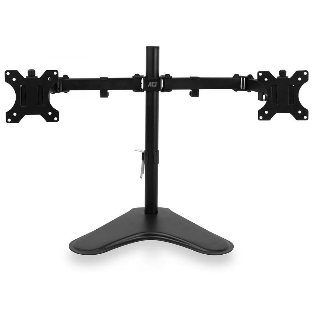 ACT CONNECTIVITY AC8320 Free standing dual monitor arm 13-32"