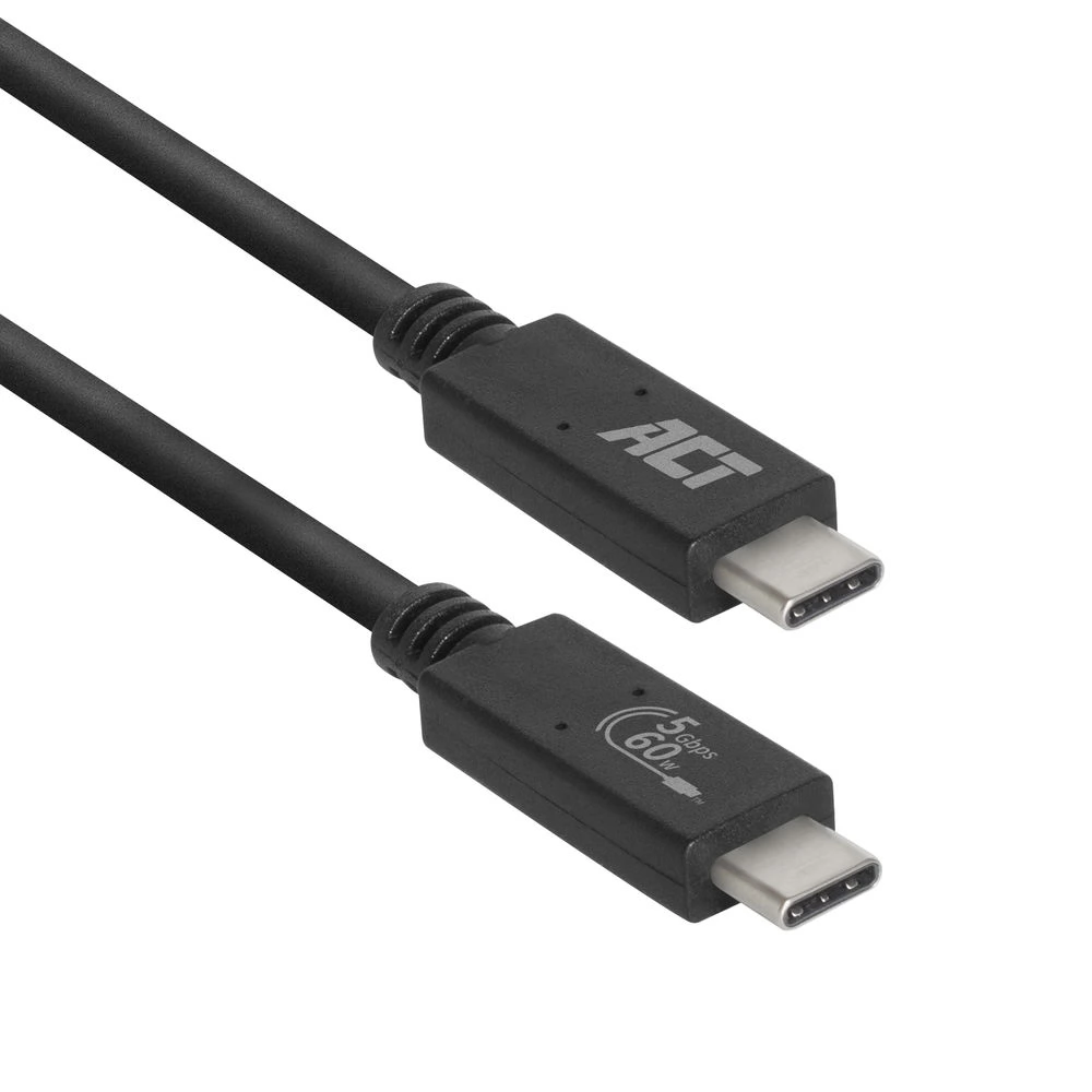 ACT CONNECTIVITY USB 3.0 Type C Összekötő Fekete 1m AC7401
