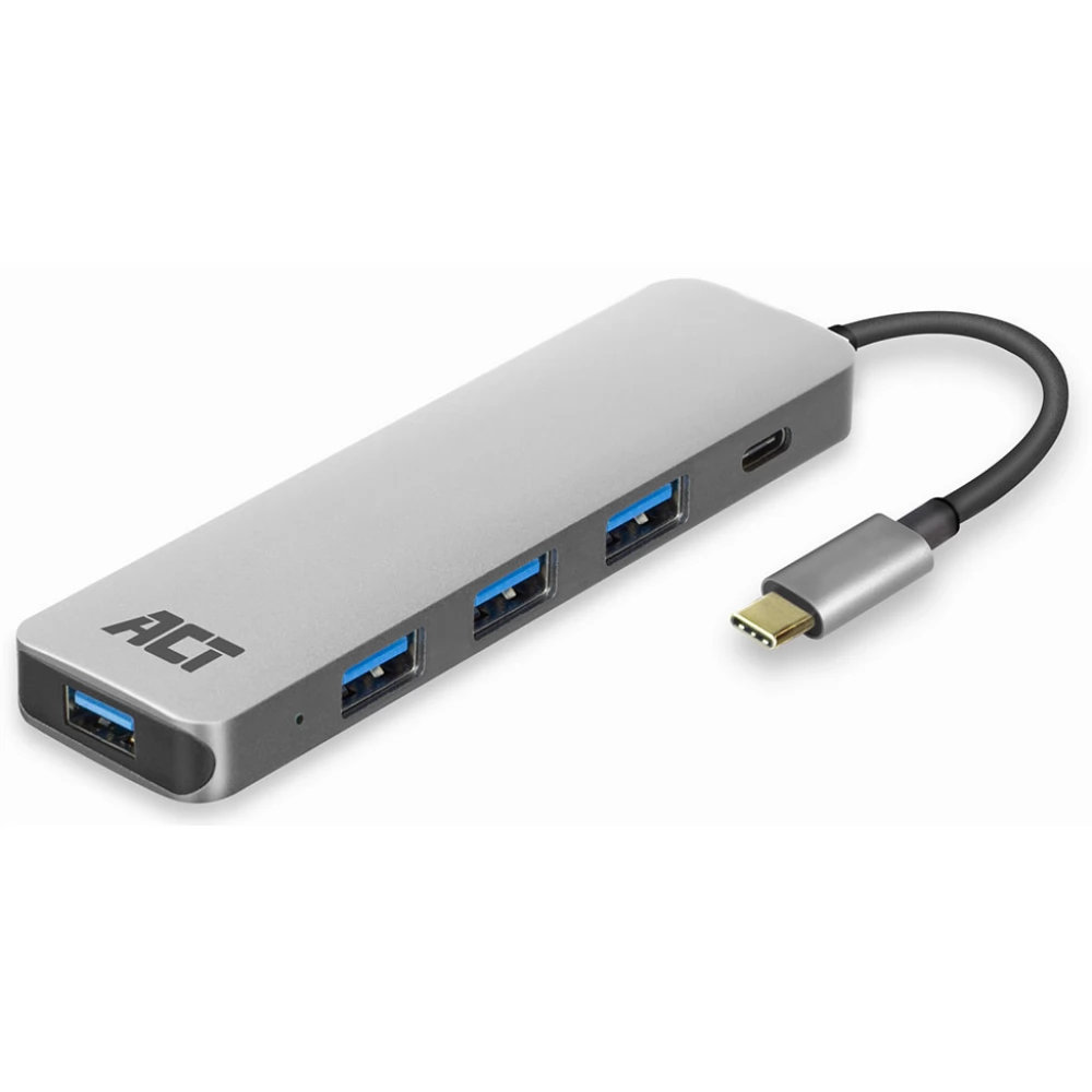 ACT CONNECTIVITY USB-C Hub 4 port and PD pass through