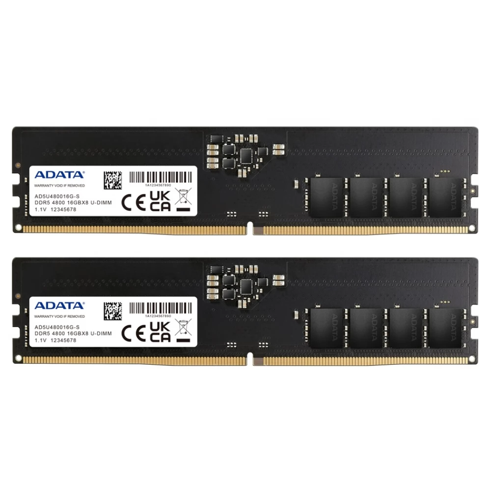 ADATA 16GB Value DDR5 4800MHz CL40 KIT AD5U48008G-DT