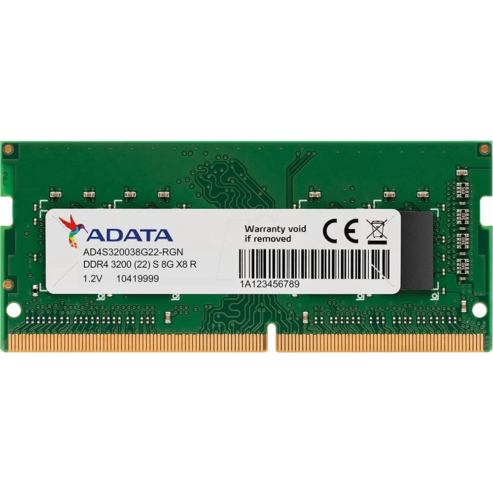 ADATA 8GB Premier Notebook DDR4 3200MHz CL22 AD4S32008G22-SGN