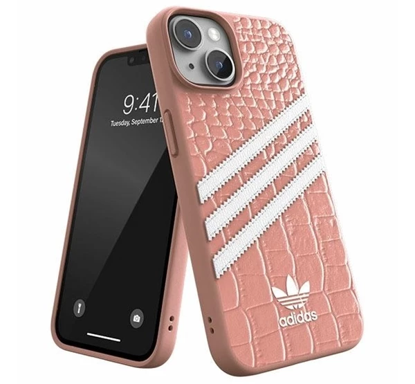 ADIDAS OR Samba Alligator iPhone 13 / 14 / 15 tok barack / fehér