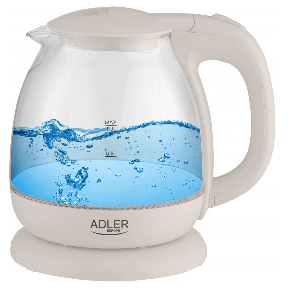 ADLER AD 1283C Vízforraló 1100 W 1 l krém