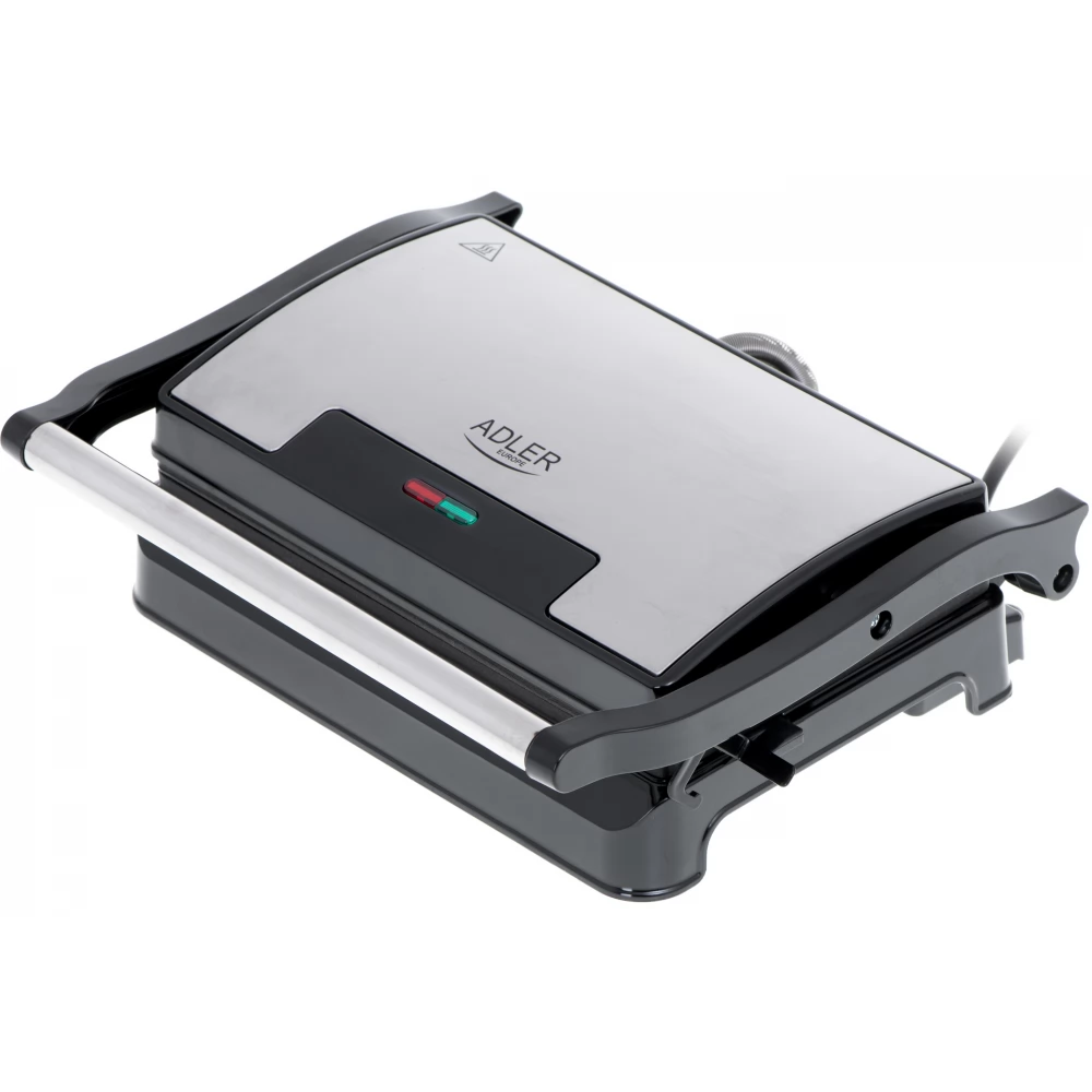 ADLER AD 3052 Grill elektromos 700 W / 1200 W fekete / ezüst