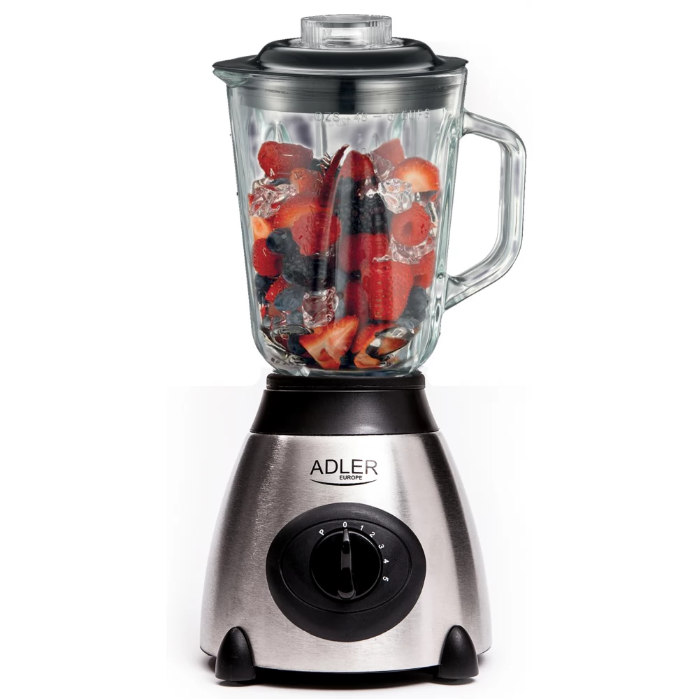 ADLER AD 4070 Turmixgép 800W 1.5L ezüst/fekete