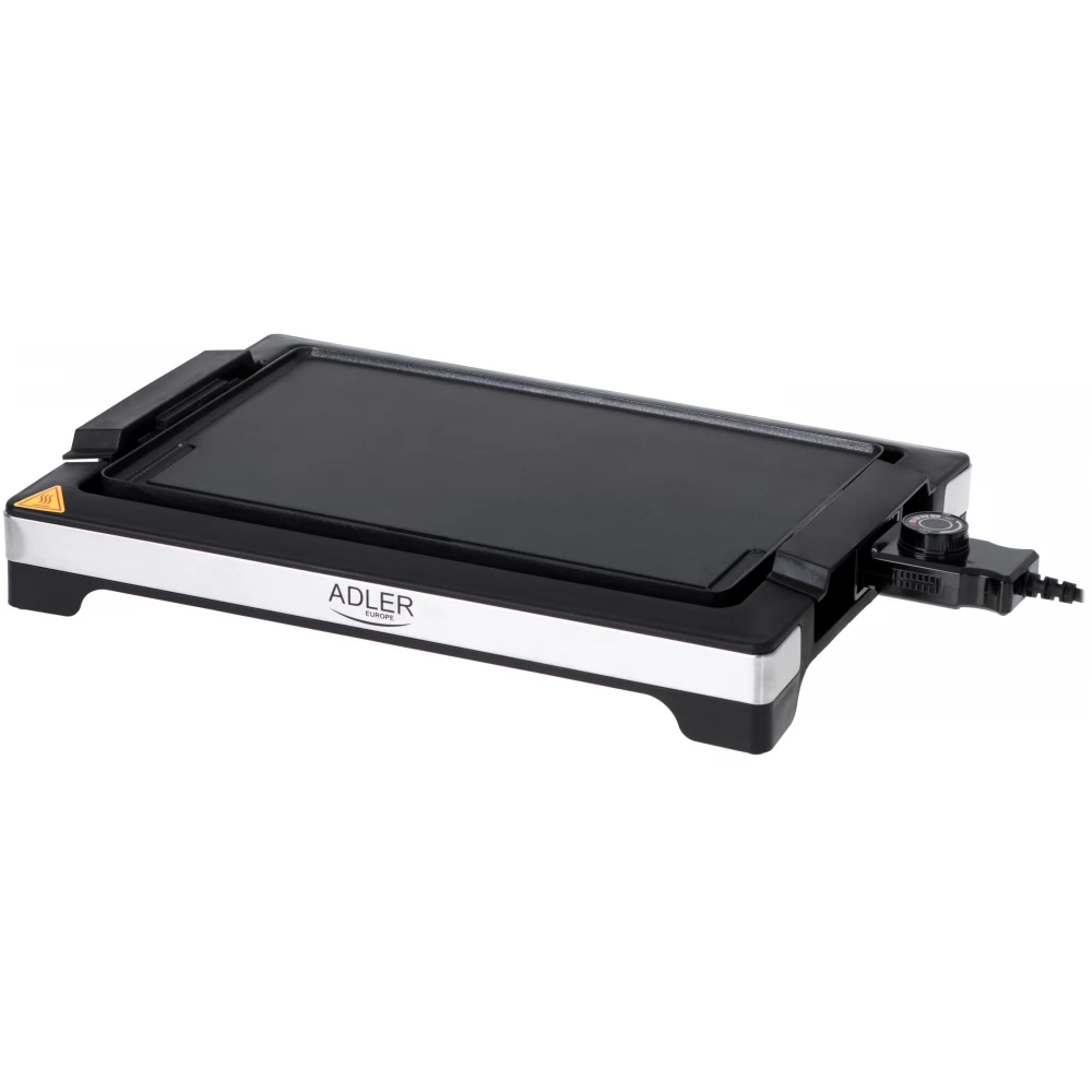 ADLER AD 6613 Grill asztali elektromos 3000 W ezüst / fekete