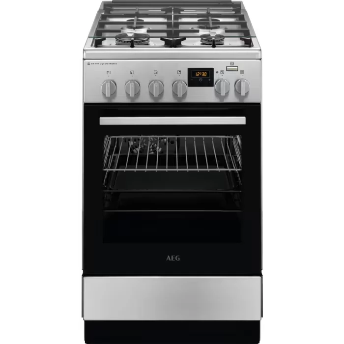 AEG CKB56490BM Kombinált Tűzhely Gázos 58L A Ezüst