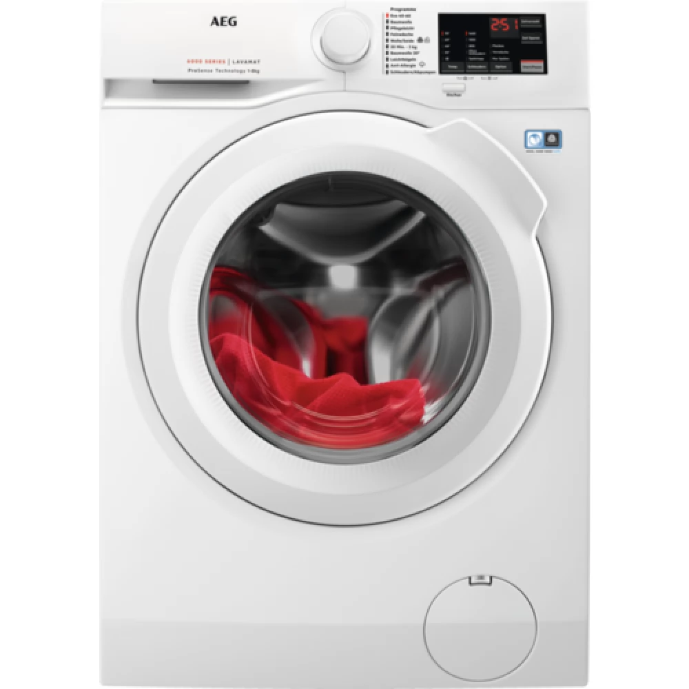 AEG L6FBA51480 Mosógép elöltöltős szabadon álló 8 kg A fehér