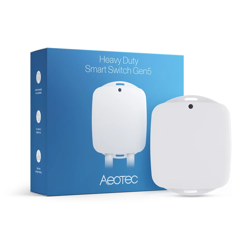 AEOTEC Heavy Duty Switch nagyteljesítményű relé Z-Wave