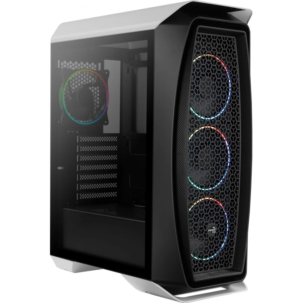 AEROCOOL Aero One Eclipse TG ARGB fehér