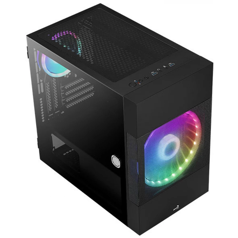 AEROCOOL Atomic v2 fekete